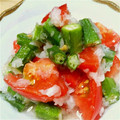 ぼへちゃん's cooksnap of when they made トマトとオクラの大根おろし和え.