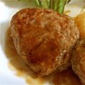 uzurin's cooksnap of when they made 一口サイズ、もやしハンバーグ.