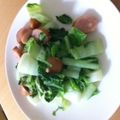 makitoshi7's cooksnap of when they made ☆白菜とソーセージのオリーブオイル炒め☆.