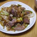 サオリ's cooksnap of when they made 砂肝の塩ダレ炒め.