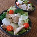豆トマ's cooksnap of when they made ●黒大根と春菊の豚しゃぶサラダ●.