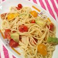 るらちゃん's cooksnap of when they made レモン塩で♡アボカドとツナの冷製パスタ.