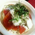 羽尼うに's cooksnap of when they made トロネバで旨っ！！　漬けマグロ丼.