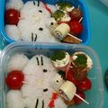 わさこちゃん's cooksnap of when they made キャラ弁 キティちゃん.