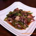 まーhappy's cooksnap of when they made イカとセロリのぱぱっと★にんにく炒め.