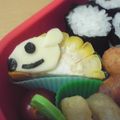 yayukomi's cooksnap of when they made キャラ弁☆コーンのハリネズミ.
