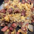 ☆ドキンちゃん☆”'s cooksnap of when they made ボローニャソーセージの玉葱玉子炒め.