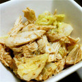 ポーっぴ's cooksnap of when they made キャベツとささみの梅ゴマ和え.