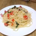 だみーど's cooksnap of when they made 捨てないで！セロリの葉の冷製パスタサラダ.