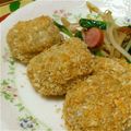 かなちょん☆☆'s cooksnap of when they made 小麦粉・卵不要！油少々！里芋コロッケ.