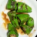 かつぺ's cooksnap of when they made ししとう焼き、味付けは醤油だけ(2人分).