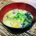 料理男子部🍻's cooksnap of when they made 具材楽しむお味噌汁じゃが/しめじ/わかめ.