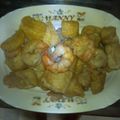 imopeke's cooksnap of when they made エビと油揚げのシンプル炒め☆.