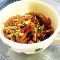 meff's cooksnap of when they made 磯の香り☆大根とにんじんのきんぴら.