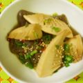 かずあや's cooksnap of when they made タケノコとコンニャクのきんぴら煮.