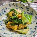 美らはいび's cooksnap of when they made 簡単☆レタスと卵のオイスターソース炒め.