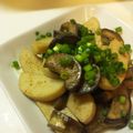 natsu1231's cooksnap of when they made 茄子とかまぼこの味ポン炒め.