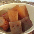aki-pi's cooksnap of when they made ぬりかべ蒟蒻と一反もめん大根の簡単煮物.