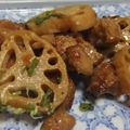 きらり流れ星's cooksnap of when they made 鶏肉とれんこんの炒め物.