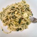 はぴぬこ's cooksnap of when they made モロヘイヤのパスタ★ぺペロンチーノ★.
