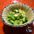 クレイプメートル's cooksnap of when they made 材料２つだけ＊梅オクラ＊.