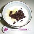 kurukurumin's cooksnap of when they made 黒蜜♥甘納豆♥ヨーグルト♪.