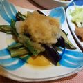 みっつみつ's cooksnap of when they made 簡単！ナスとオクラのおろしポン酢.