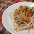 narimimama's cooksnap of when they made 簡単美味♡油あげとベーコンのもやし炒め.