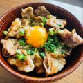 kinniko's cooksnap of when they made しゃぶしゃぶ肉で焼肉丼❤️.