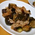 cafe-cafe's cooksnap of when they made 夏にぴったり♪超簡単！ナスと豚肉の炒め物.