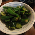 まろんぴ's cooksnap of when they made オクラの白だし漬け.