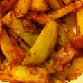 ふみえ＊'s cooksnap of when they made HOT☆じゃがいもとベーコンのカレー炒め.