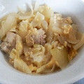 みゃじま's cooksnap of when they made あまい！うまい！新玉ねぎの蒸し物　卵とじ.