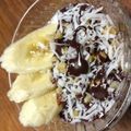 モーミちゃん's cooksnap of when they made バナナヨーグルト♪チョコレートソース添え.