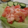 華舞蘭's cooksnap of when they made エビとトマトのオーロラサラダ.