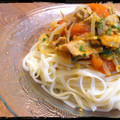 赤チェック525's cooksnap of when they made 豚しゃぶ＆トマトの冷やしうどん.