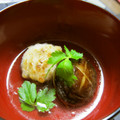 abccom's cooksnap of when they made 生椎茸と里芋のしんじょ揚げ.