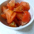 ポンポコあぽろ's cooksnap of when they made サッパリ！トマトとゆかりの胡麻ポン和え♪.