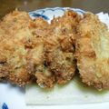 hitomiyasu's cooksnap of when they made アジのフライ.