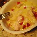 あきひと's cooksnap of when they made ささチーじゃがとまグラタン（ささみ、チーズ、ジャガイモ、トマトの重ね焼き）.