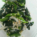 ミルクるン's cooksnap of when they made 簡単☆胡麻香るしらすとほうれん草の和え物.
