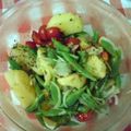 Shirumama's cooksnap of when they made インゲンとじゃが芋とトマトのサラダ♪.