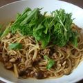 ちょーりー's cooksnap of when they made ●ちょいピリ辛　肉みそパスタ●.