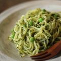 kigiri's cooksnap of when they made ほうれん草とピースのバジルソースパスタ.