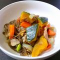 ♪珠香♪'s cooksnap of when they made じゃがいもをかぼちゃで♪肉かぼちゃ.