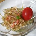 ひろみつばち's cooksnap of when they made 春雨の梅海苔わさび和え.