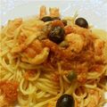 えりりん7S's cooksnap of when they made えびとオリーブのパスタ☆トマトソース.