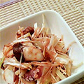 ３児のかーさん's cooksnap of when they made ＊タコと長ネギのピリ辛和え＊.