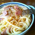 ぼんちーの's cooksnap of when they made 全卵お手軽カルボナーラ.