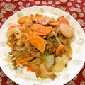 ★しょーこ★'s cooksnap of when they made 玉ねぎとにんじんと納豆の炒めサラダ風.